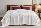Queen Size Organic Waffle Blanket 100% Cotton (BLANKET-47Q)