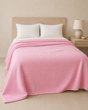 Single Size Organic Waffle Blanket 100% Cotton (BLANKET-51)