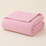 Single Size Organic Waffle Blanket 100% Cotton (BLANKET-51)