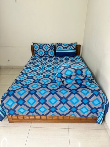 Cotton Comforter Bedsheet Combo (LBB-058)