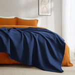 King Size Organic Waffle Blanket 100% Cotton (BLANKET-9K)