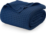 King Size Organic Waffle Blanket 100% Cotton (BLANKET-9K)