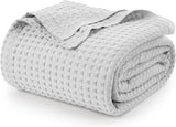 King Size Organic Waffle Blanket 100% Cotton (BLANKET-7K)