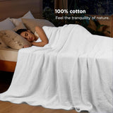 King Size Organic Waffle Blanket 100% Cotton (BLANKET-33K)