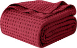 King Size Organic Waffle Blanket 100% Cotton (BLANKET-35K)