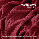 King Size Organic Waffle Blanket 100% Cotton (BLANKET-35K)