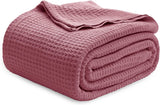 King Size Organic Waffle Blanket 100% Cotton (BLANKET-34K)