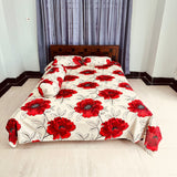 100% Cotton Cream Colour Bedsheet (FZK426)