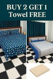 2 BEDSHEET WITH 1 TOWEL FREE COMBO