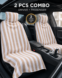 2 PCS Combo Car Seat Towel Cover