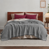 Queen Size Organic Waffle Blanket 100% Cotton (BLANKET-46Q)