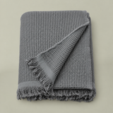Queen Size Organic Waffle Blanket 100% Cotton (BLANKET-46Q)
