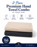 2-piece Premium Hand Towel Combo