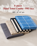 4-piece Hand Towel Combo