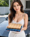 2 Pcs Mix-Size Car Cleaning Towel