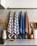 4-Piece Cotton Kitchen Towel Combo - (20x20 Inches)