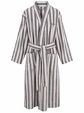 Luxury Cotton Linen Blend Bathrobe (Design-68)