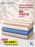 3-Piece Premium Towel Combo