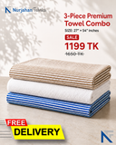 3-Piece Premium Towel Combo