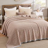 King Size Organic Waffle Blanket 100% Cotton (BLANKET-62K)