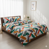 Cotton Comforter Bedsheet Combo (LBB-059)