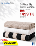 3-Piece Big Towel Combo