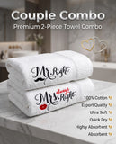 Premium Couple's 2-Piece Towel Combo –(Mr. Right & Mrs. Always Right)
