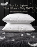 2 Pc's Head Pillow (Premium)
