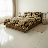 Cotton Comforter Bedsheet Combo (LBB-054)