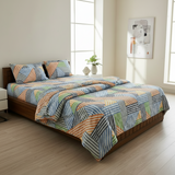 Cotton Comforter Bedsheet Combo (LBB-056)
