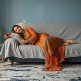 Nedo Fringed Throw-75