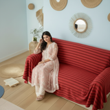 Nedo Fringed Throw-67