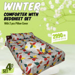 Amatred Luxury Comforter with Bedsheet Set