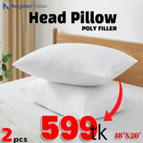 2 PC'S HEAD PILLOW