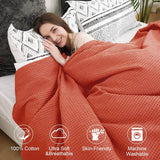 King Size Organic Waffle Blanket 100% Cotton (BLANKET-5K)