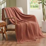 King Size Organic Waffle Blanket 100% Cotton (BLANKET-5K)