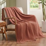 King Size Organic Waffle Blanket 100% Cotton (BLANKET-5K)