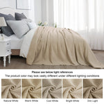 King Size Organic Waffle Blanket 100% Cotton (BLANKET-7K)