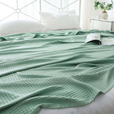 King Size Organic Waffle Blanket 100% Cotton (BLANKET-8K)