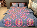 Cotton Comforter Bedsheet Combo (LBB-063)