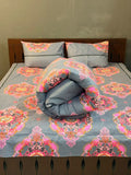 Cotton Comforter Bedsheet Combo (LBB-063)