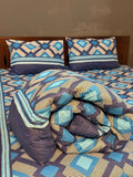 Cotton Comforter Bedsheet Combo (LBB-058)