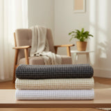 3 Pieces Waffle Towel Combo
