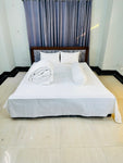 Comforter Bedsheet Set 100% Cotton (FZK-White)