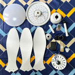 Remote Control Fan with Lights and Remote Control