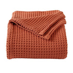 King Size Organic Waffle Blanket 100% Cotton (BLANKET-5K)