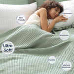King Size Organic Waffle Blanket 100% Cotton (BLANKET-8K)