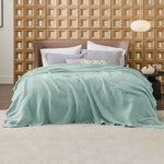 King Size Organic Waffle Blanket 100% Cotton (BLANKET-8K)