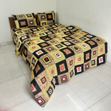 Cotton Comforter Bedsheet Combo (LBB-054)