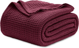 King Size Organic Waffle Blanket 100% Cotton (BLANKET-34K)